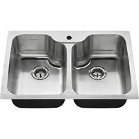 American Standard Tulsa 33X22 Db Ss Kitchen Sink