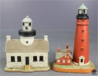Lefton Lighthouse Collection Figurines / 2 pc