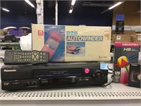 Panasonic 4 head omnivision VHS player,  VHS