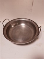 Aluminum wok/ frying pan 12in width 3in deep
