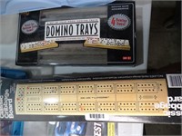Domino Trays & Cribbage Board