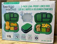 Bentgo Kids Chill 2pk Leak Proof Lunch Box