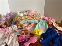 Vintage Doll Clothes and Accessories Lot