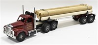 Fred T Smith Miller Mackinac Log Hauler Semi Truck