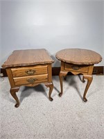 Oak Side Tables by AA Laun