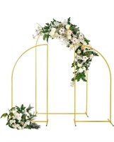 $100 Metal Arch Backdrop Stand Set of 3, 7.2Ft