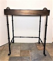 Rolling Metal Table