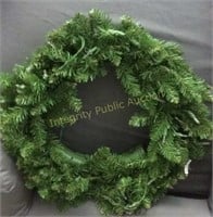 18 in.  Lighted Wreath