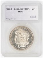 Coin 1880-S Morgan Silver Dollar NGC MS63 DMPL