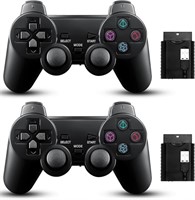 R3026  Wireless Controller 2 Pack PS2/PS1/PC, Blac