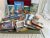 BOX OF MAPS & TOUR BOOKS