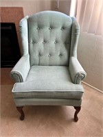 Summit Wingback Upholstered Chair, Teal