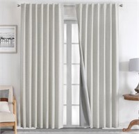 ($69) Joydeco Linen Curtains 84 inch Length 2