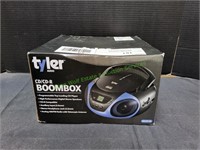Tyler Audio CD/CD-R Boombox, TAU101-BL