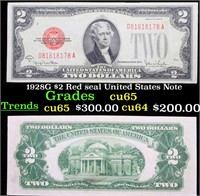 1928G $2 Red seal United States Note Gem CU