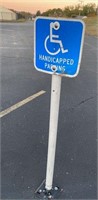 3 Handicapped Parking Signs