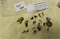 RARE ALASKA "ELKS LODGE" LAPEL PINS