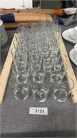 Noritake /sasaki bar glassware 33 pieces