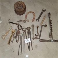 Box Lot of Primitive Tools