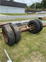 36) Semi trailer axle