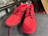 UGG red sneakers soft interior, size 10, s/n 3236