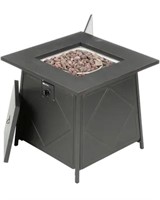 Dual Heat 28 Inch Steel Square Gas Outdoor