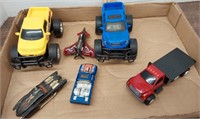 Assorted toy cars,plane,pickups. Ertl truck