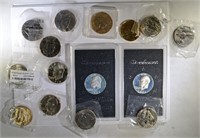 15 - IKES DOLLARS ( 4  SILVER ) REST UNC