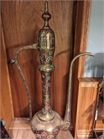 Middle Eastern Brass Floor Lamp