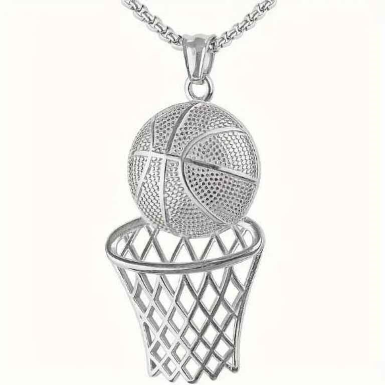 Basketball Box Sporty Creative Men's Necklace