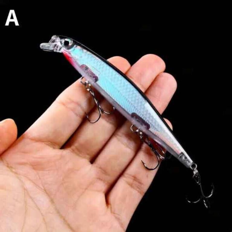 1pc Minnow Fishing Lure Wobbler Artificial Jerkbae