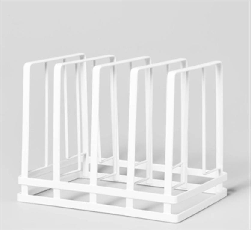 Wire Storage Pan Organizer White - Brightroom