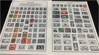 Older World Stamps: New Zealand, (2) pages,