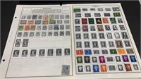 Older World Stamps: Netherlands, (2) pages,