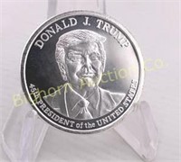 Donald Trump One Troy Ounce .999 Fine Silver Round