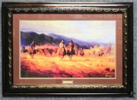 "Taking Texas North" G. Harvey Print