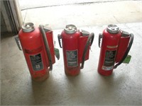 (3) FIRE EXTINGUISERS