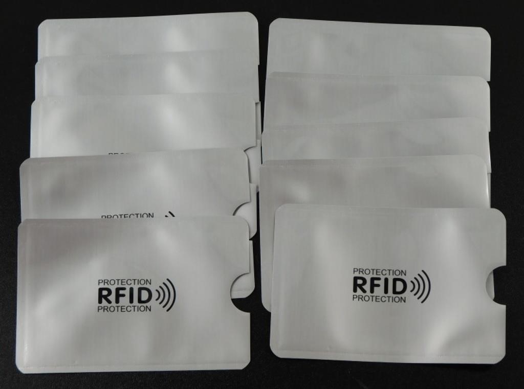 10 pcs RFID Anti-Demagnetization ID Card Bank