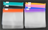 7 Colored Pill Ziploc Baggies
