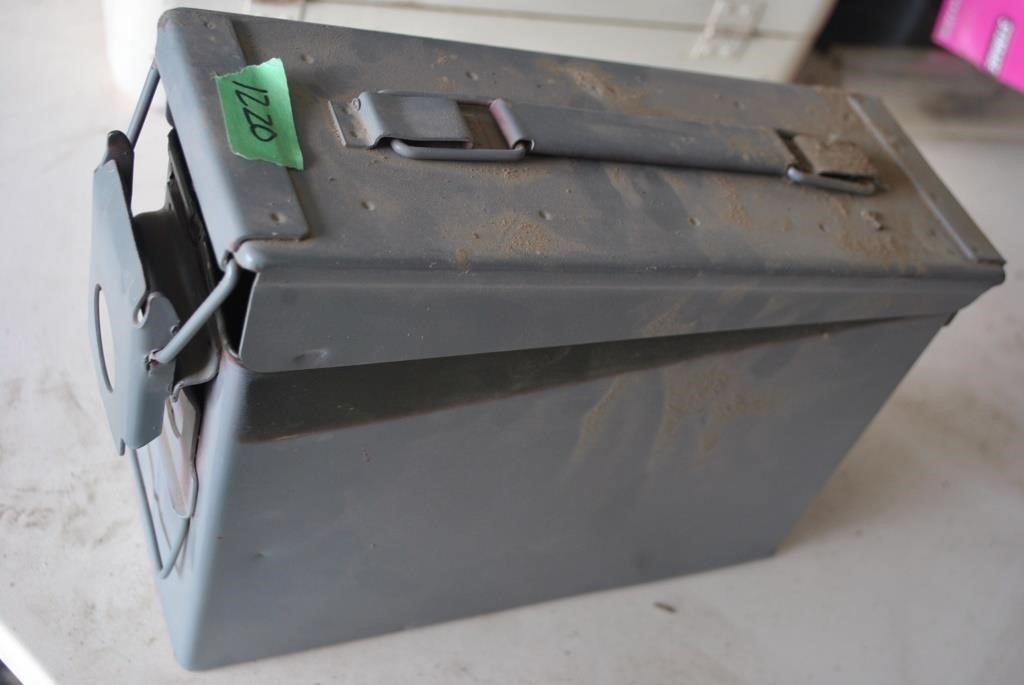 metal ammo box