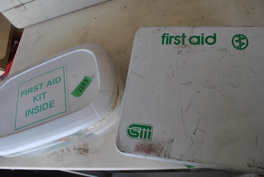 2 first aid kits