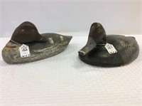 Lot of 2 Redhead Drakes-Unknown Carver