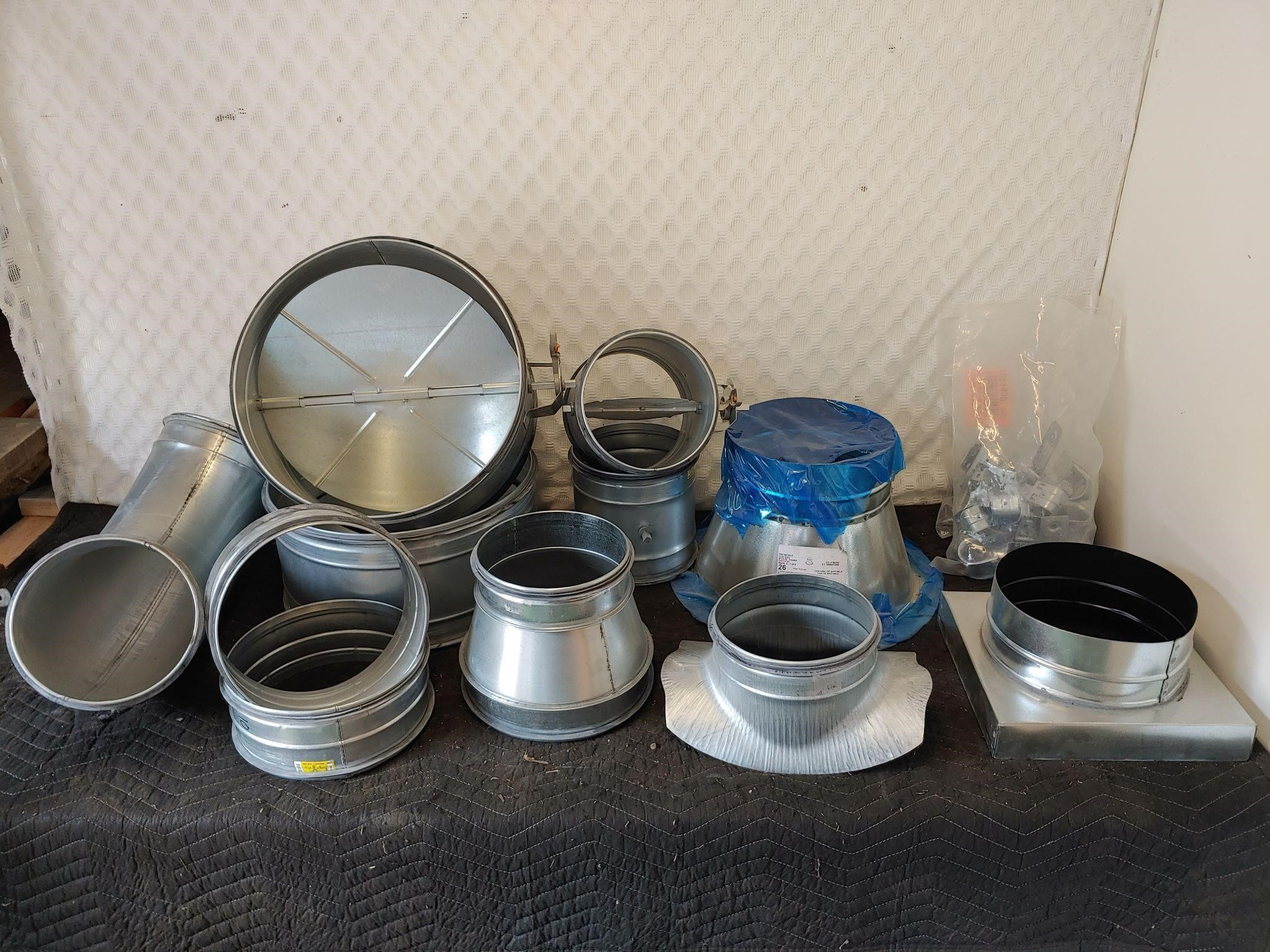 HVAC - Assortment of Dampers flanges etc