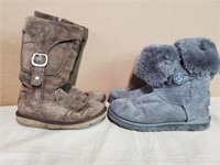 2 pair Ugg boots. Size 7 and 7.5. Both need