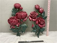 Large Vintage Syroco MCM Wall Hung Roses