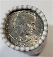 $25 Bank Roll of 1979 Susan B. Anthony Dollars
