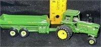 Small John Deere tractor and wagon