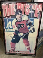 Eric Lindros signed poster