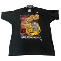 Vintage Chicago Bulls Championship Rings T-Shirt