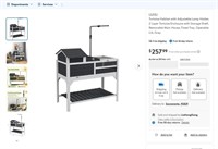 W4194  Tortoise Enclosure Adjustable w/Lamp Holder